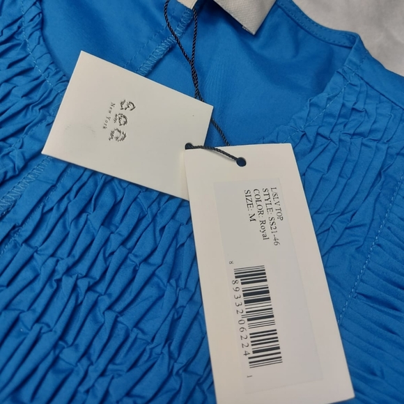 SEA New York Blouse Blue Size Extra Small - Picture 3 of 3